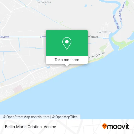 Bellio Maria Cristina map
