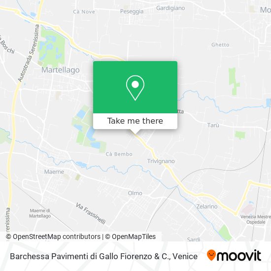 Barchessa Pavimenti di Gallo Fiorenzo & C. map