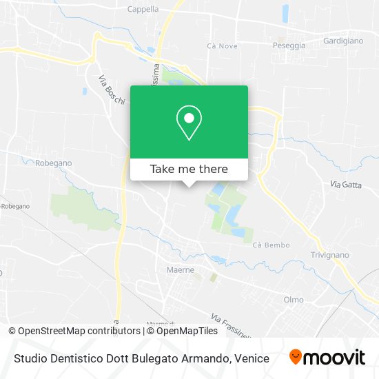 Studio Dentistico Dott Bulegato Armando map