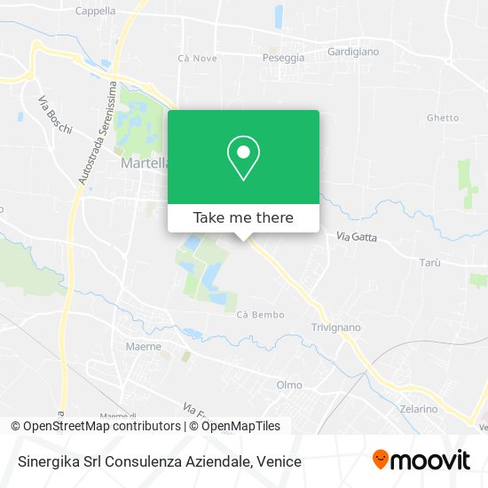 Sinergika Srl Consulenza Aziendale map
