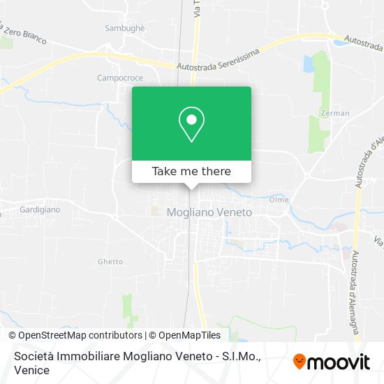 Società Immobiliare Mogliano Veneto - S.I.Mo. map