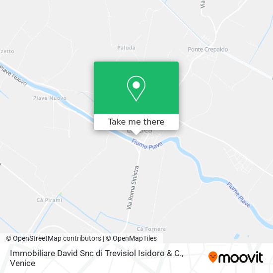 Immobiliare David Snc di Trevisiol Isidoro & C. map