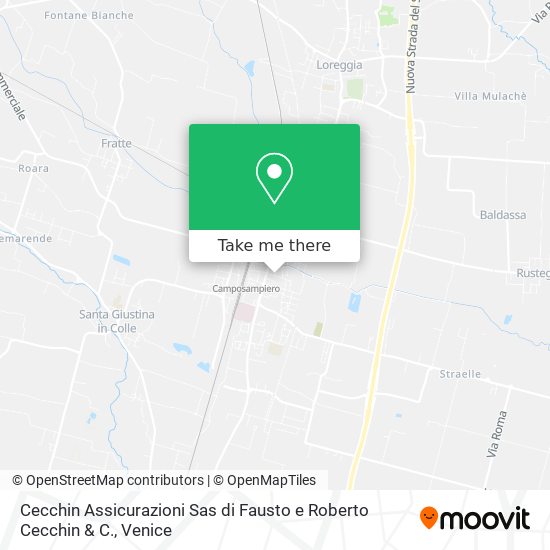 Cecchin Assicurazioni Sas di Fausto e Roberto Cecchin & C. map