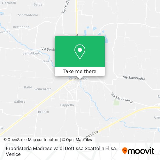 Erboristeria Madreselva di Dott.ssa Scattolin Elisa map