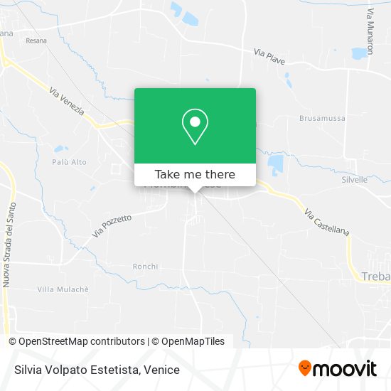 Silvia Volpato Estetista map