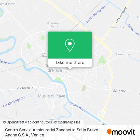 Centro Servizi Assicurativi Zanchetto Srl in Breve Anche C.S.A. map