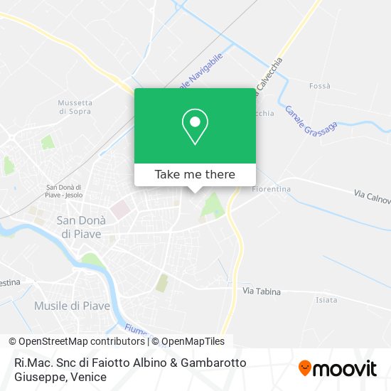 Ri.Mac. Snc di Faiotto Albino & Gambarotto Giuseppe map