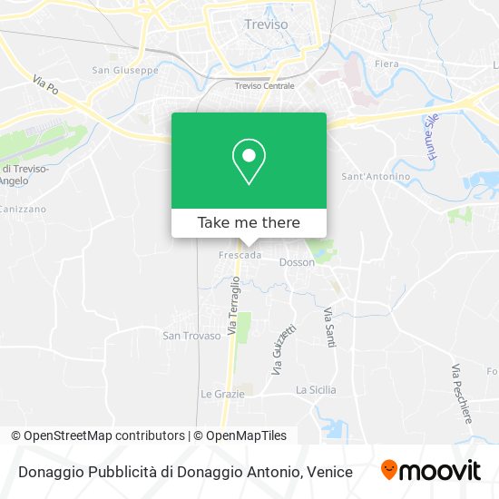 Donaggio Pubblicità di Donaggio Antonio map