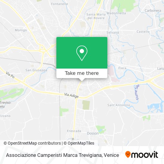 Associazione Camperisti Marca Trevigiana map