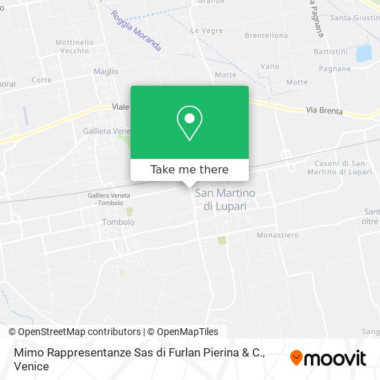 Mimo Rappresentanze Sas di Furlan Pierina & C. map