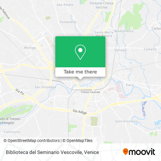 Biblioteca del Seminario Vescovile map
