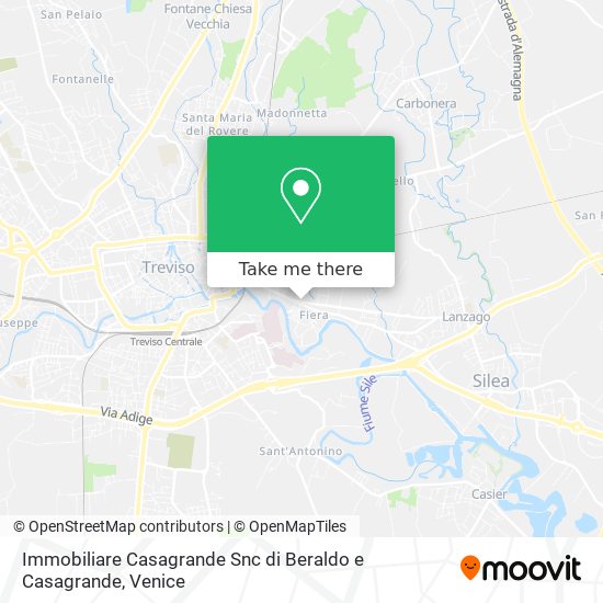 Immobiliare Casagrande Snc di Beraldo e Casagrande map