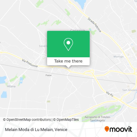 Melain Moda di Lu Melain map