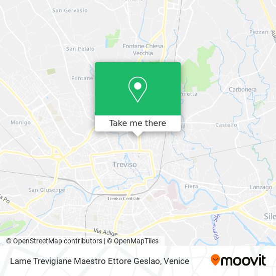 Lame Trevigiane Maestro Ettore Geslao map