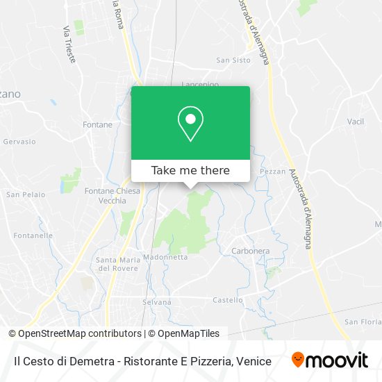 Il Cesto di Demetra - Ristorante E Pizzeria map