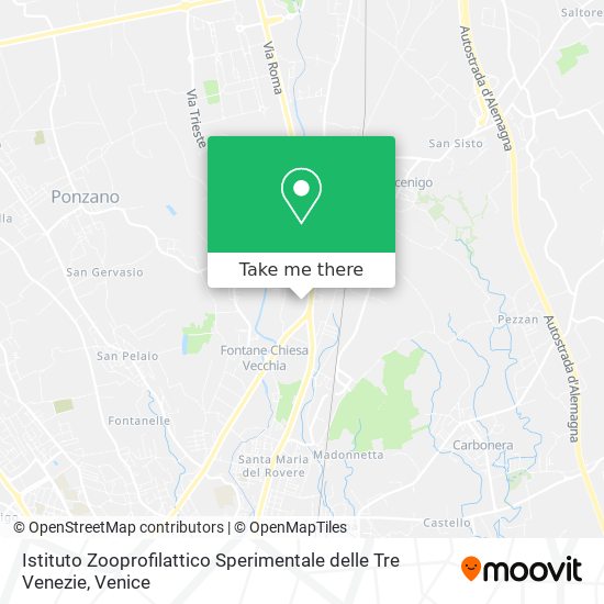 Istituto Zooprofilattico Sperimentale delle Tre Venezie map