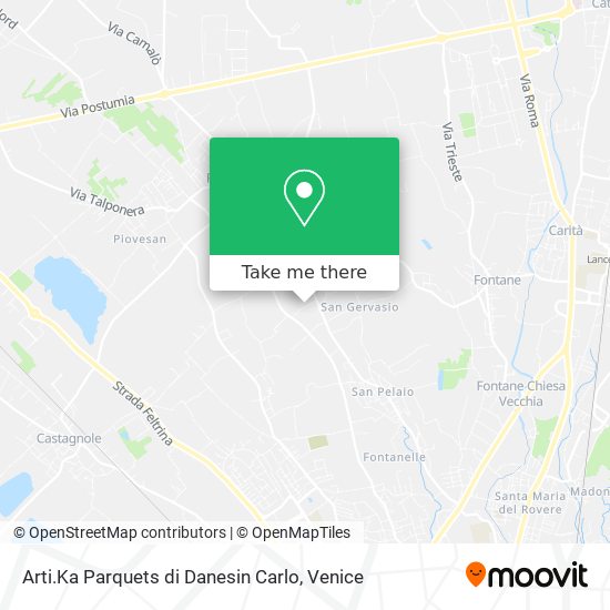 Arti.Ka Parquets di Danesin Carlo map