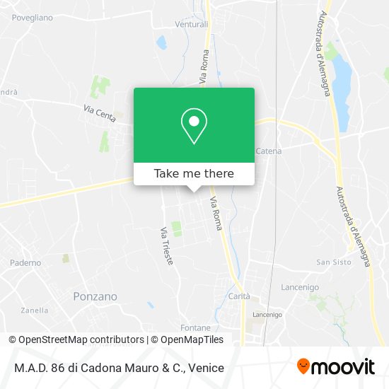 M.A.D. 86 di Cadona Mauro & C. map
