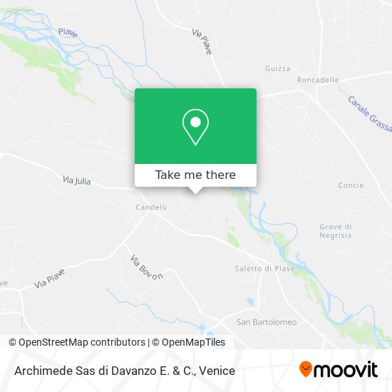 Archimede Sas di Davanzo E. & C. map
