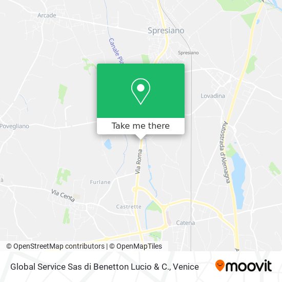 Global Service Sas di Benetton Lucio & C. map