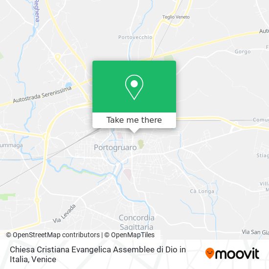 Chiesa Cristiana Evangelica Assemblee di Dio in Italia map