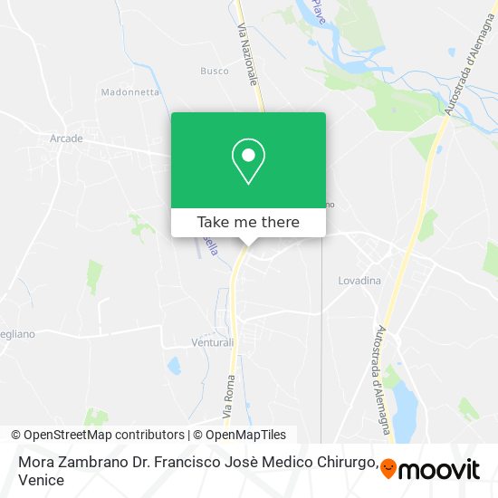 Mora Zambrano Dr. Francisco Josè Medico Chirurgo map