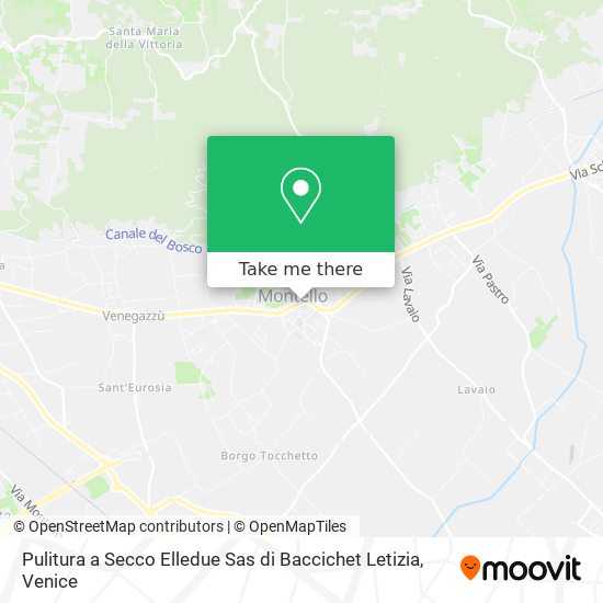 Pulitura a Secco Elledue Sas di Baccichet Letizia map