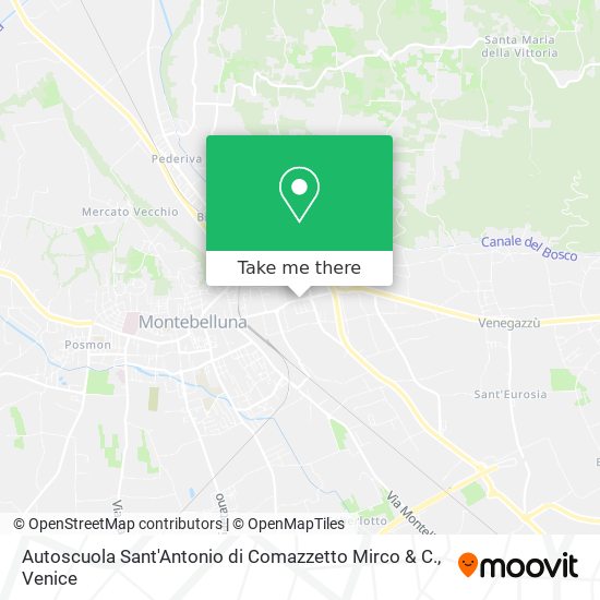 Autoscuola Sant'Antonio di Comazzetto Mirco & C. map