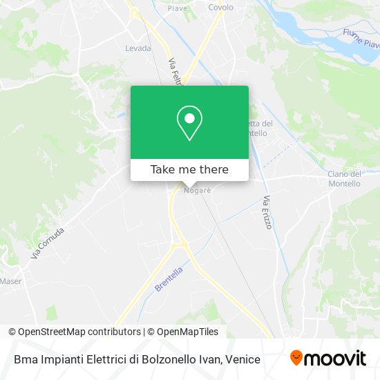 Bma Impianti Elettrici di Bolzonello Ivan map