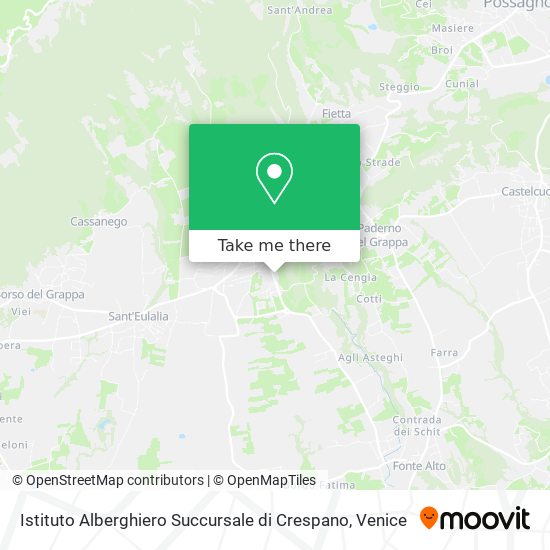 Istituto Alberghiero Succursale di Crespano map