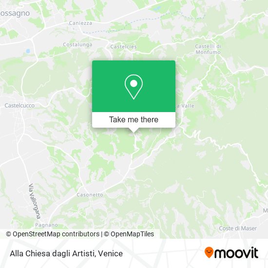 Alla Chiesa dagli Artisti map