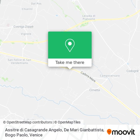 Assitre di Casagrande Angelo, De Mari Gianbattista, Bogo Paolo map