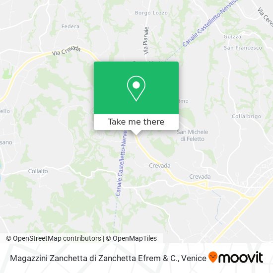 Magazzini Zanchetta di Zanchetta Efrem & C. map