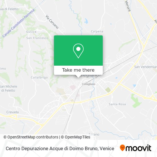 Centro Depurazione Acque di Doimo Bruno map