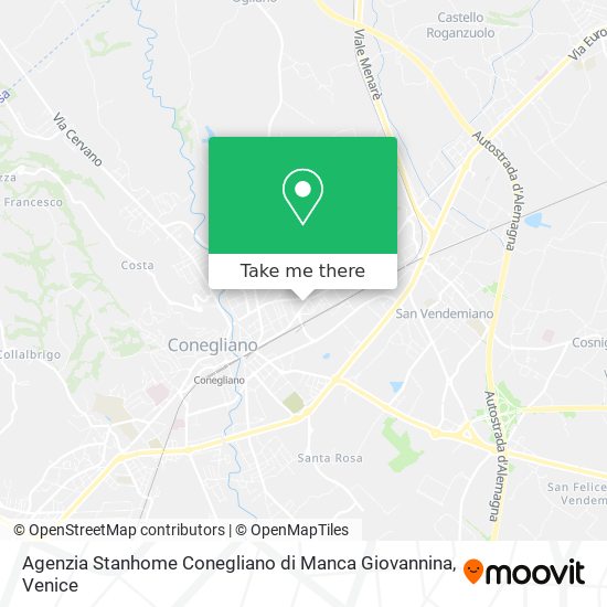 Agenzia Stanhome Conegliano di Manca Giovannina map