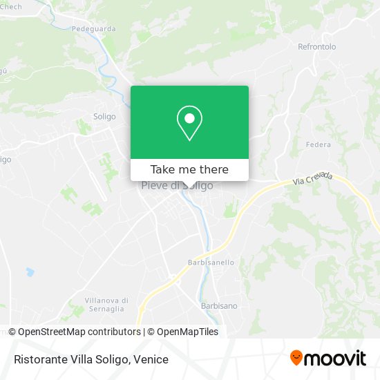 Ristorante Villa Soligo map