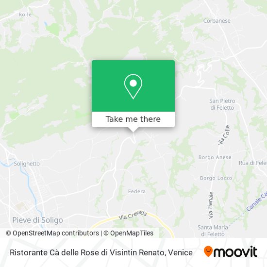 Ristorante Cà delle Rose di Visintin Renato map