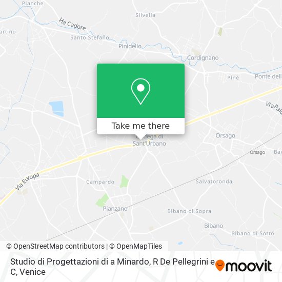 Studio di Progettazioni di a Minardo, R De Pellegrini e C map