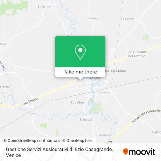 Gestione Servizi Assicurativi di Ezio Casagrande map