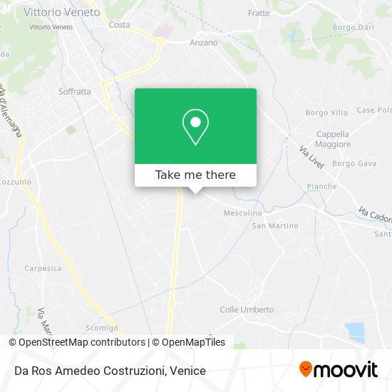 Da Ros Amedeo Costruzioni map