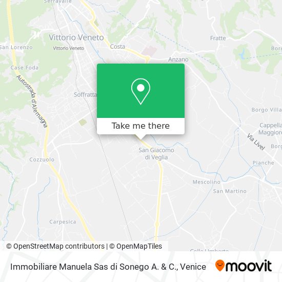 Immobiliare Manuela Sas di Sonego A. & C. map
