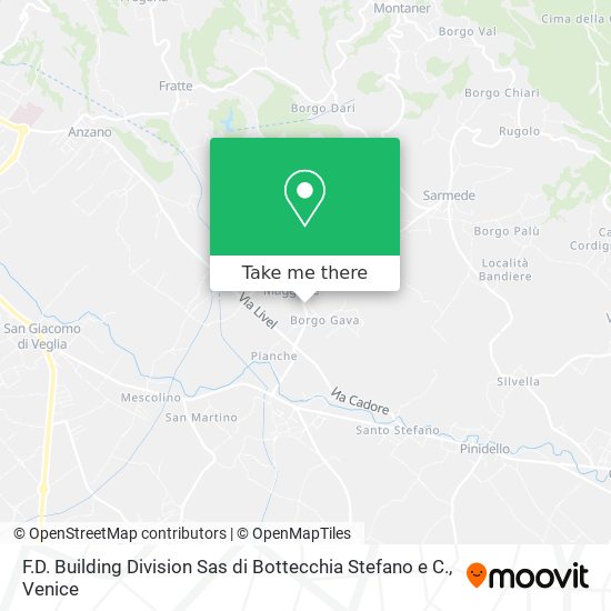 F.D. Building Division Sas di Bottecchia Stefano e C. map