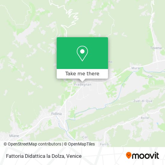 Fattoria Didattica la Dolza map