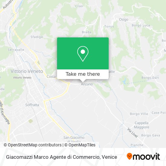 Giacomazzi Marco Agente di Commercio map