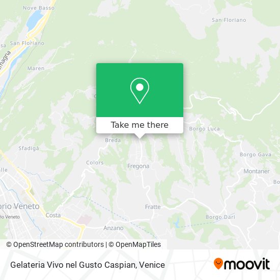 Gelateria Vivo nel Gusto Caspian map