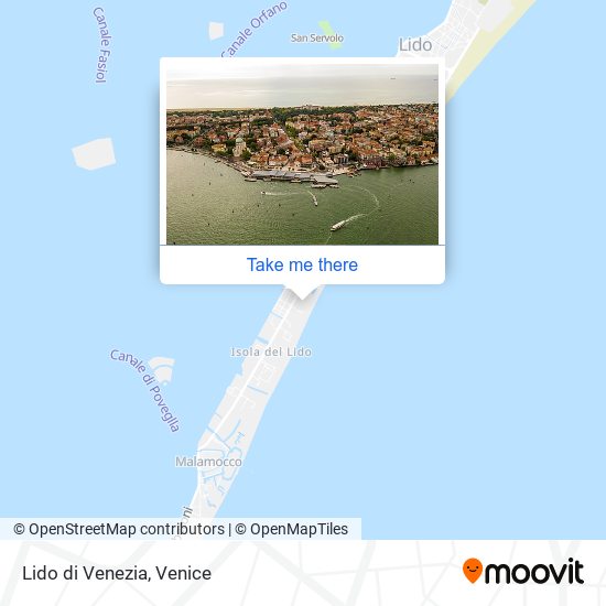 Lido di Venezia map