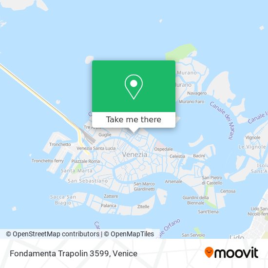Fondamenta Trapolin  3599 map