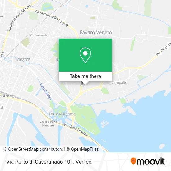 Via Porto di Cavergnago 101 map