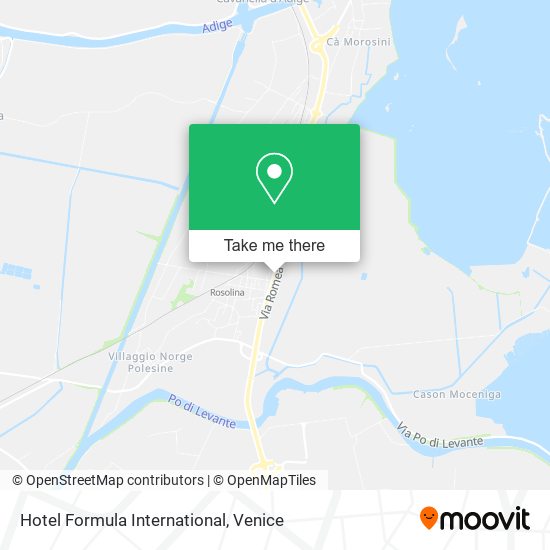 Hotel Formula International map