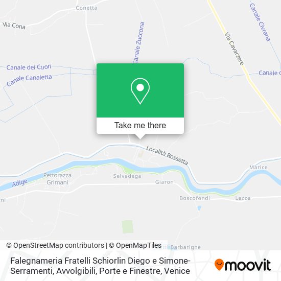 Falegnameria Fratelli Schiorlin Diego e Simone-Serramenti, Avvolgibili, Porte e Finestre map